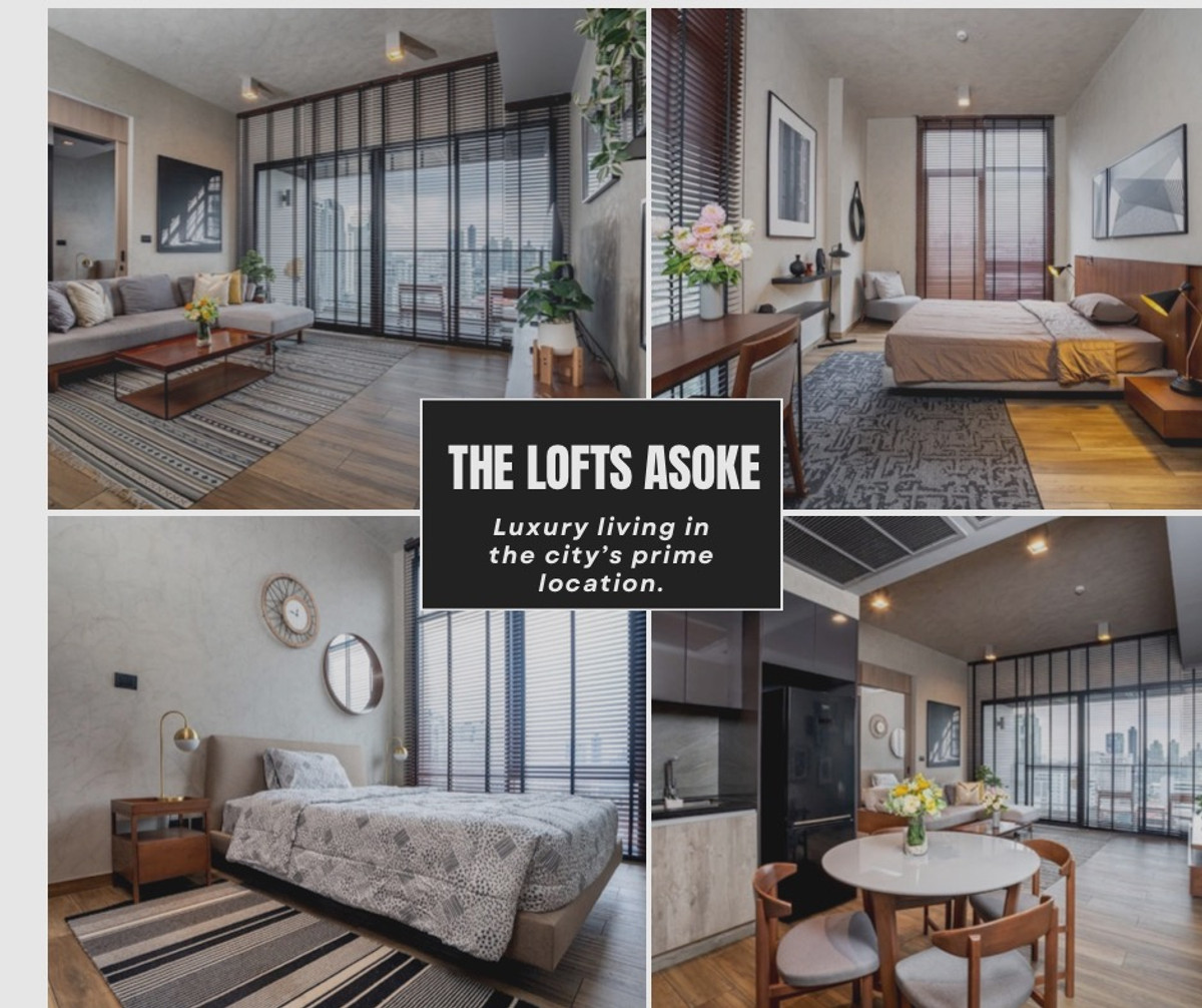 ให้เช่าคอนโดสุขุมวิท อโศก ทองหล่อ : 🩵เดอะ ลอฟท์ อโศก🩵