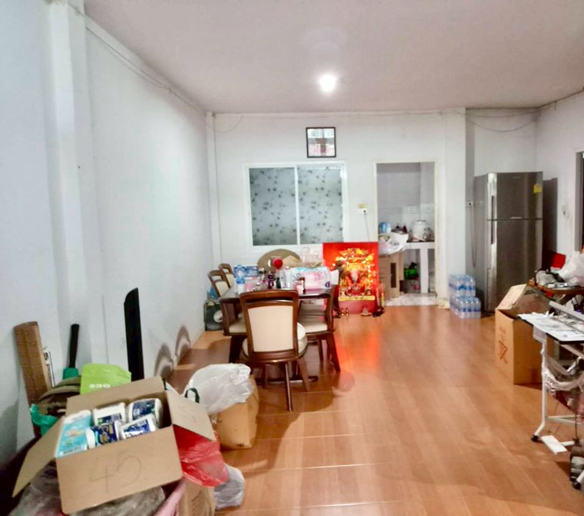 For SaleTownhomePathum Thani,Rangsit, Thammasat : 2-story townhouse for sale, Thai Somboon Village 3, corner room, area 37.2 square meters, 3 bedrooms, Khlong Sam Subdistrict, Khlong Luang District. Pathum Thani Province