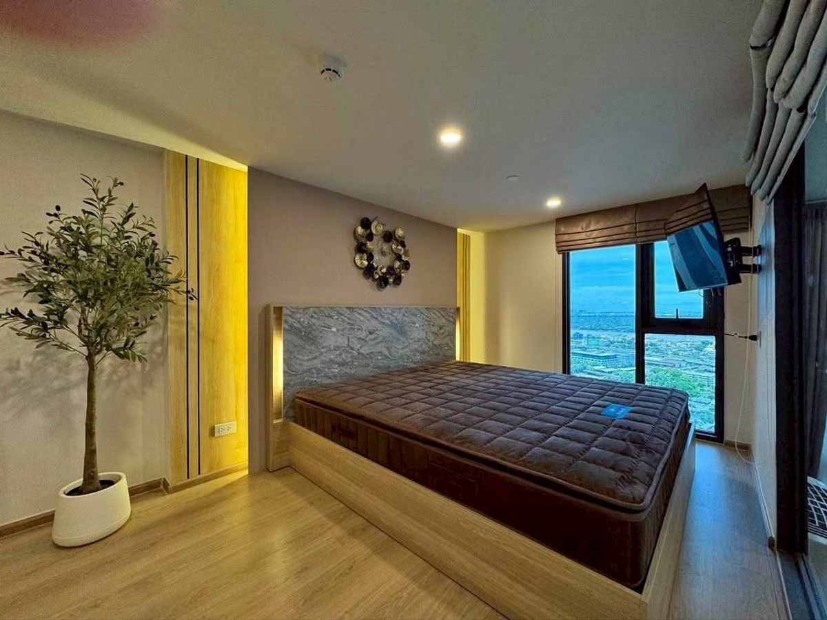 For RentCondoKhlongtoei, Kluaynamthai : Duplex View แม่น้ำบางกระเจ้า 2bed1bath 54 Sqm Fullyfurnish Ready to move in , Life Rama4 Asoke 48,000-