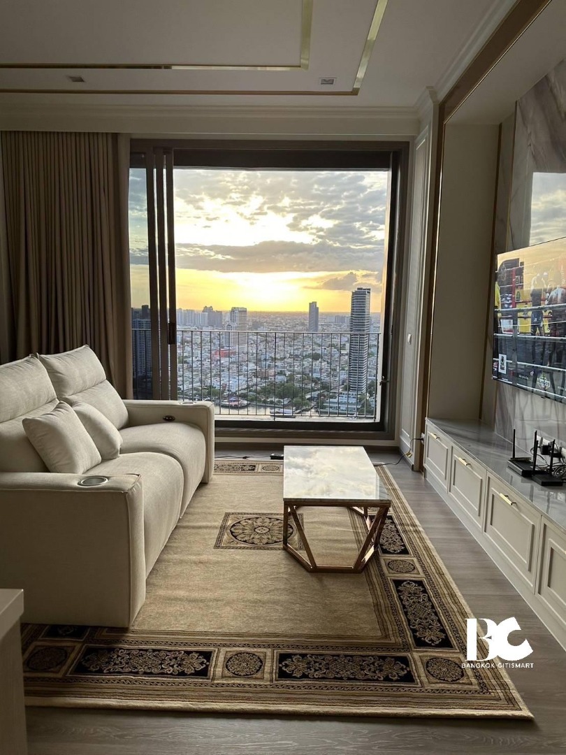 For SaleCondoSathorn, Narathiwat : 🔥Urgent Sale🔥 Rhythm Charoenkrung Pavilion* near Saphan Taksin BTS Station, fully furnished, ready to move in