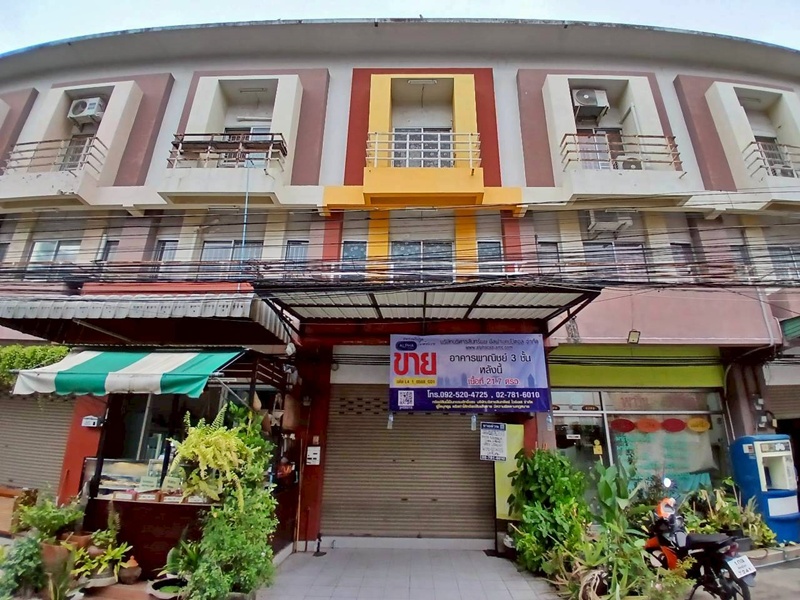 For SaleShop HouseSriracha Laem Chabang Ban Bueng : 🔥Urgent bank assets🔥Shophouses in Ao Udom Market