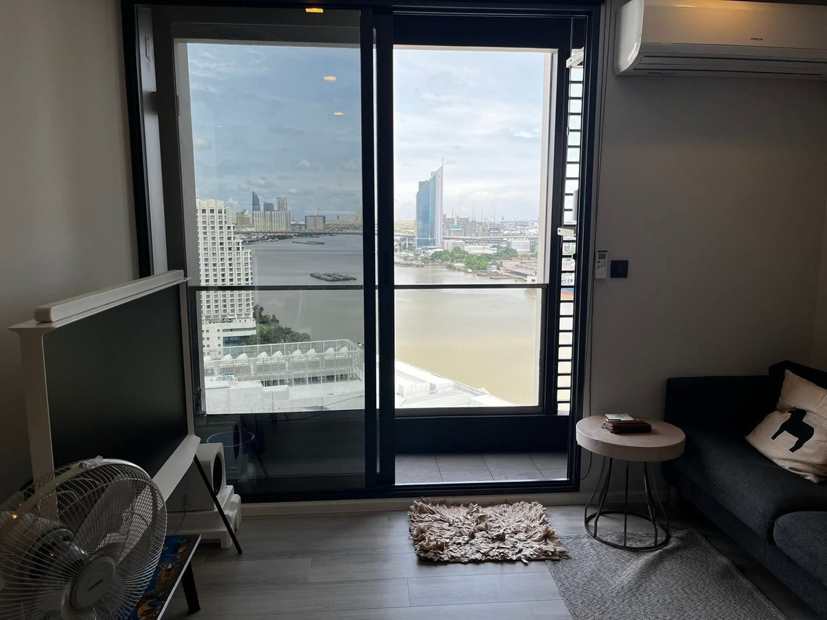 For RentCondoRama3 (Riverside),Satupadit : 🔥For rent, beautiful room, beautiful view, east, The Key Rama 3