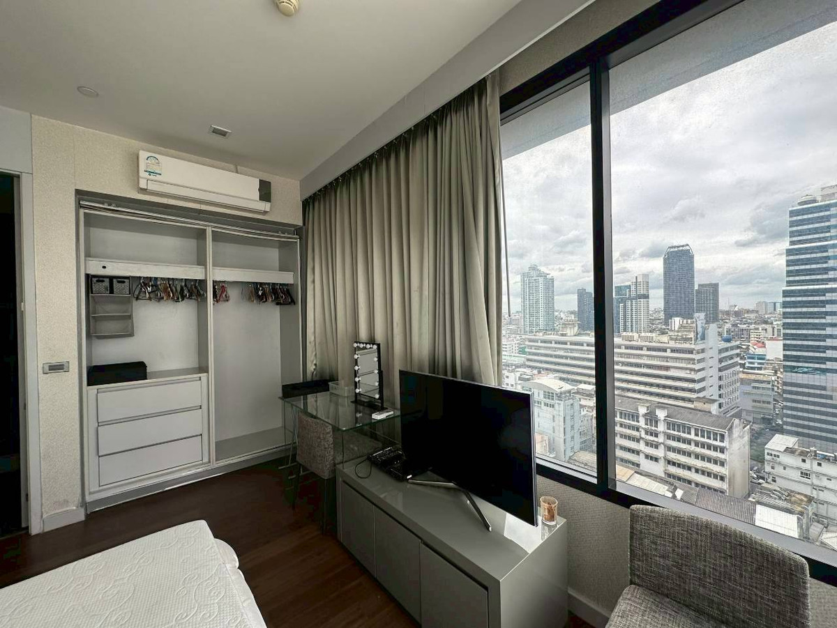 ให้เช่าคอนโดสีลม ศาลาแดง บางรัก : M Silom 2bed2bath 61 Sqm Fullyfurnish , Pet Friendly 45,000-