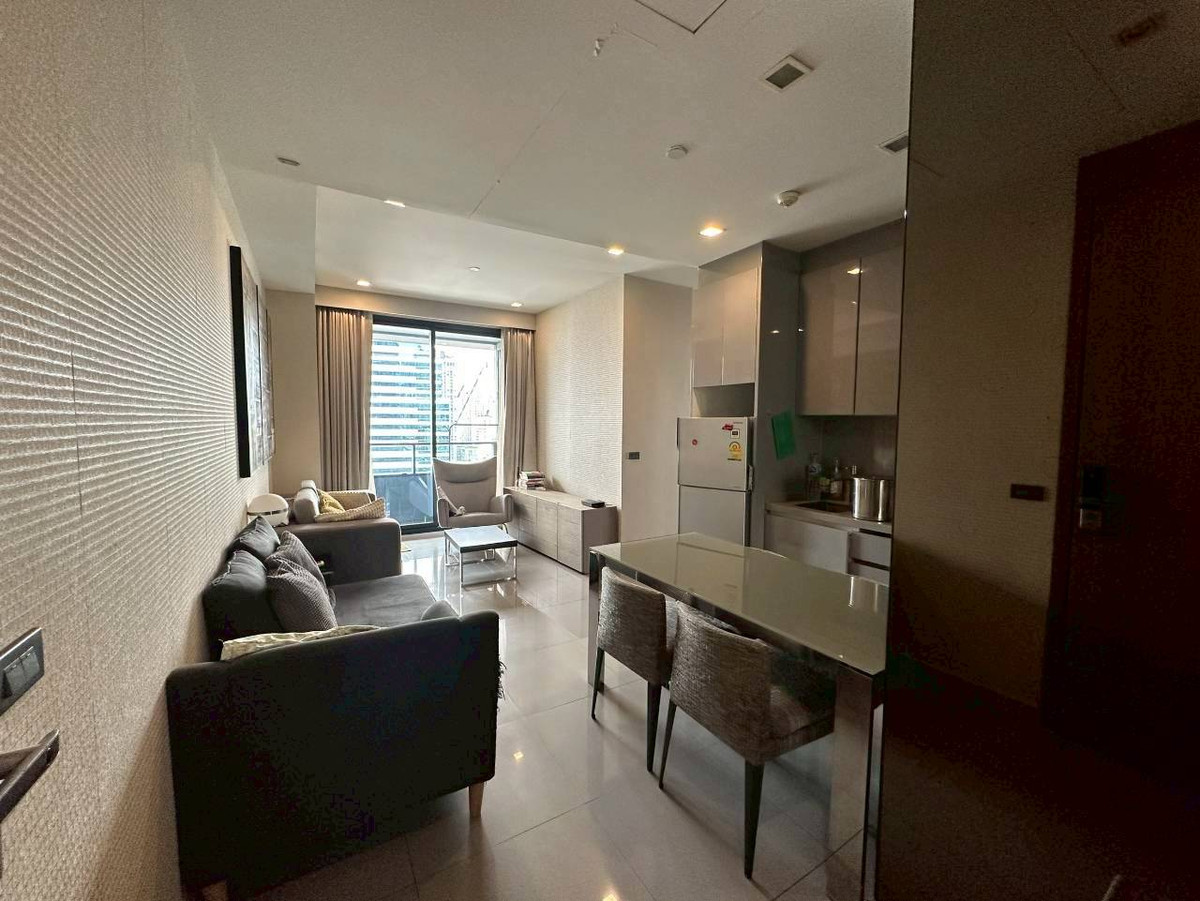 ให้เช่าคอนโดสีลม ศาลาแดง บางรัก : M Silom 2bed2bath 61 Sqm Fullyfurnish , Pet Friendly 45,000-