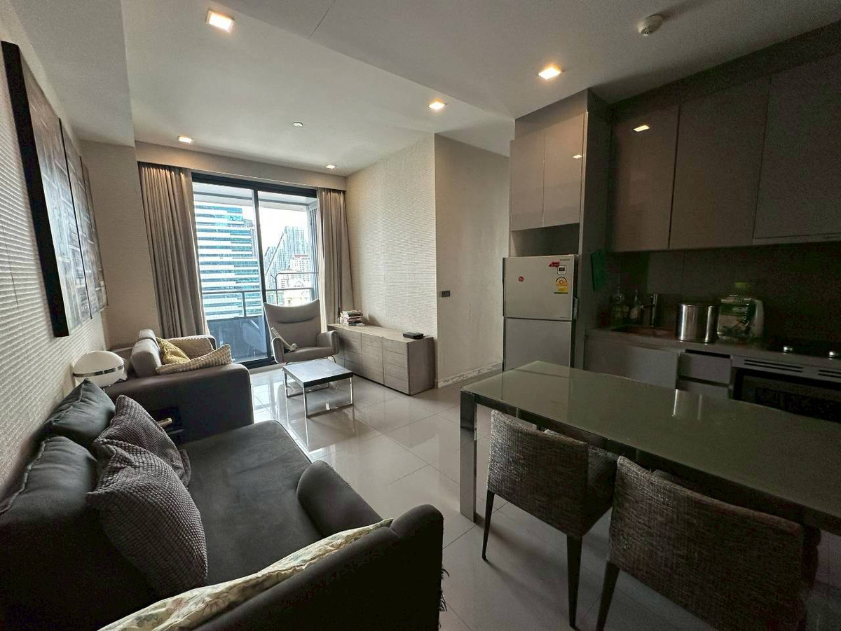 ให้เช่าคอนโดสีลม ศาลาแดง บางรัก : M Silom 2bed2bath 61 Sqm Fullyfurnish , Pet Friendly 45,000-