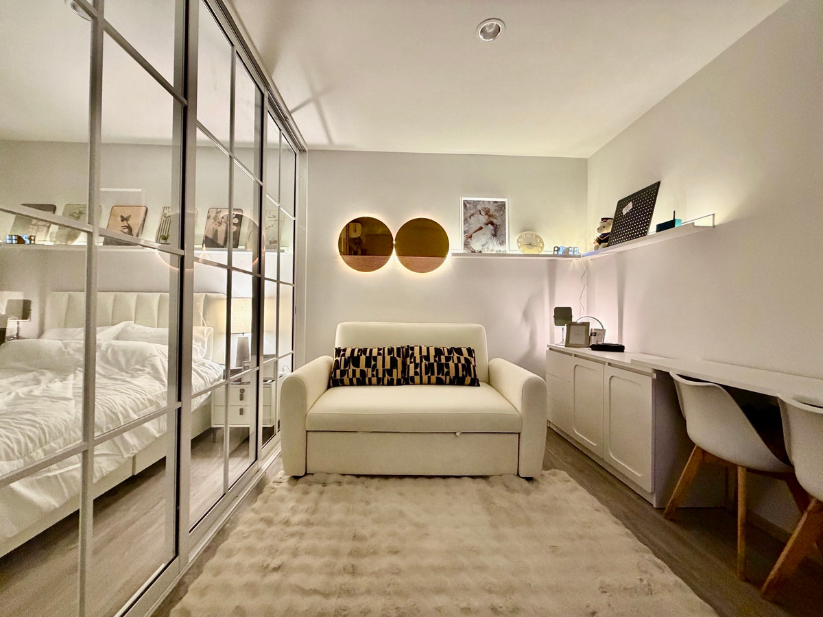 For RentCondoBangna, Bearing, Lasalle : P-2863 BEST DEAL !! Beautiful room, high floor, ready to move in, near Bangna intersection, BTS Bangna.