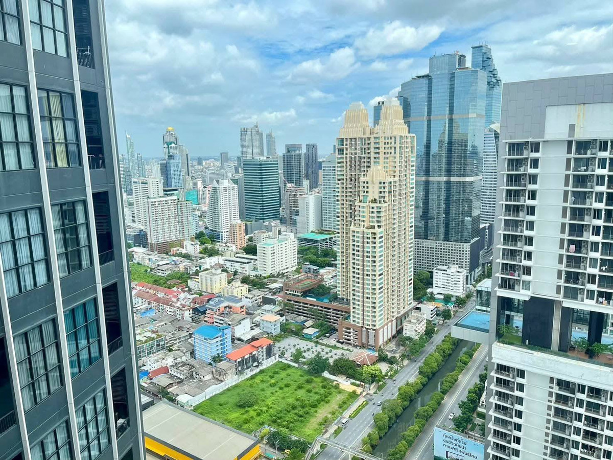 ให้เช่าคอนโดสาทร นราธิวาส : ถูกมาก! Knightsbridge Prime Sathorn (Duplex) ชั้น 40 เฟอร์นิเจอร์ & เครื่องใช้ไฟฟ้าครบ ใกล้BTS Chong Nonsi