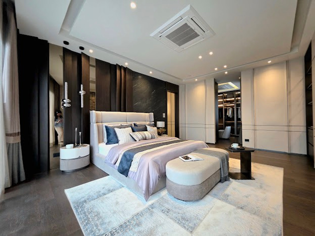 For SaleHouseKaset Nawamin,Ladplakao : 🏛️BEON Kaset-Nawamin🌈3-story detached house, size 635 sq m, 87 sq m, 5 bedrooms, 6 bathrooms, 4 parking spaces, starting at 44.3 MB. Contact to make an appointment to view Tel.0922635410 (Earth)