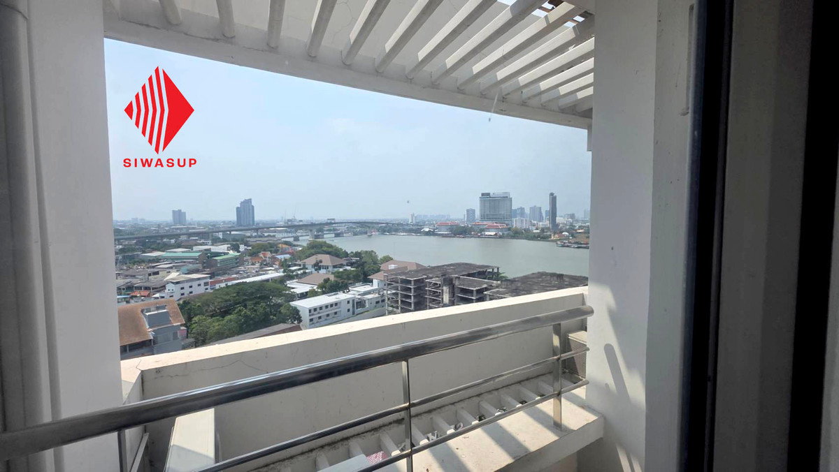 For SaleCondoRama3 (Riverside),Satupadit : River Heaven Condo on Charoen Krung Road, potential location, high floor, city view, near the river, near Asiatique. Lower price!!!