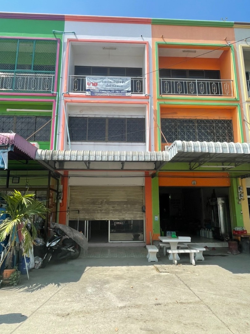 For SaleShop HousePattaya, Bangsaen, Chonburi : 🔥Urgent bank assets🔥 Shophouse in Ban Chom Bueng, Chonburi Province