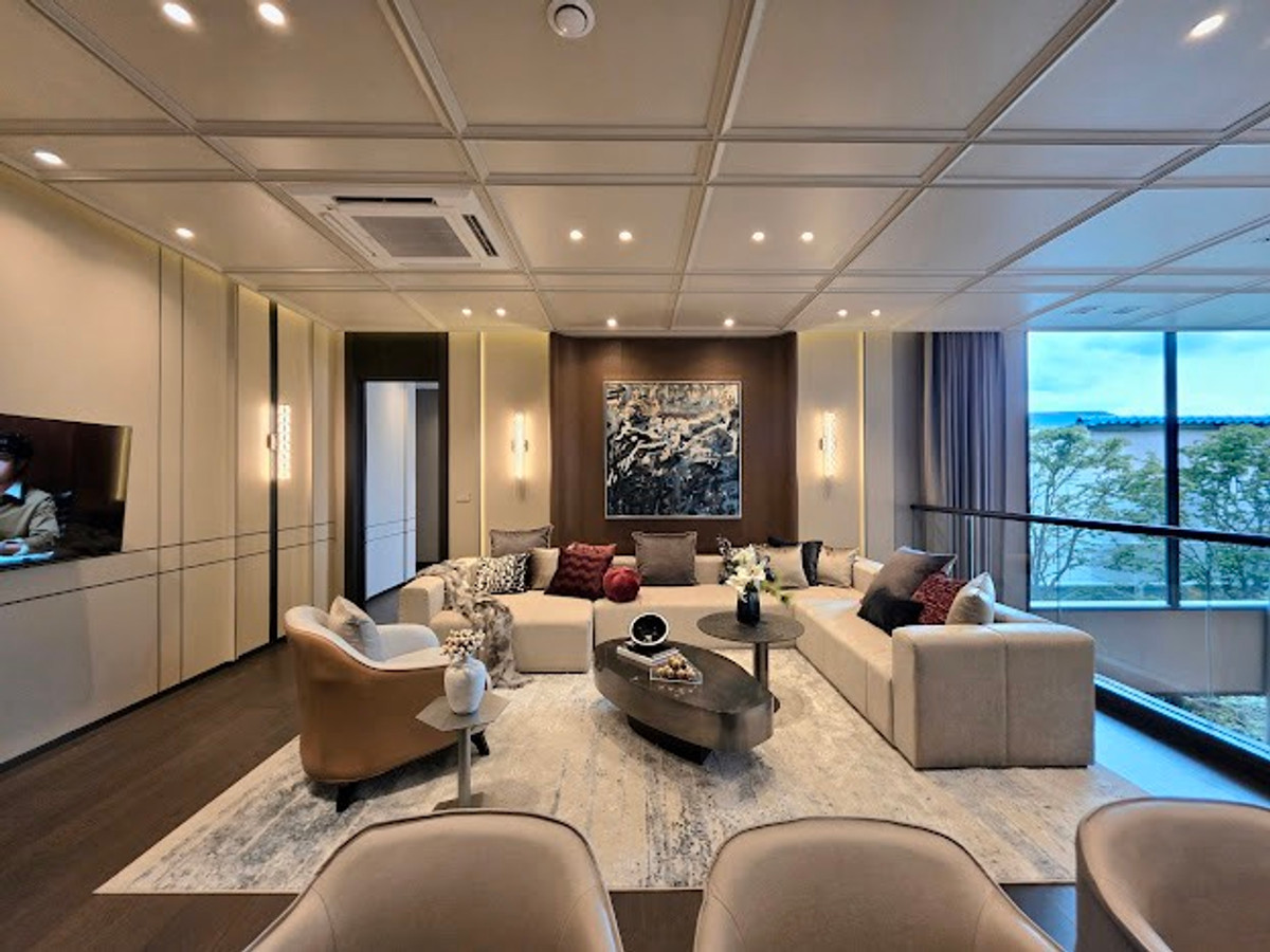 For SaleHouseKaset Nawamin,Ladplakao : 🏠BEON Kaset-Nawamin🌈3-story detached house, size 635 sq m, 87 sq m, 5 bedrooms, 6 bathrooms, 4 parking spaces, starting at 44.3 MB. Contact to make an appointment to view Tel.0922635410 (Earth)