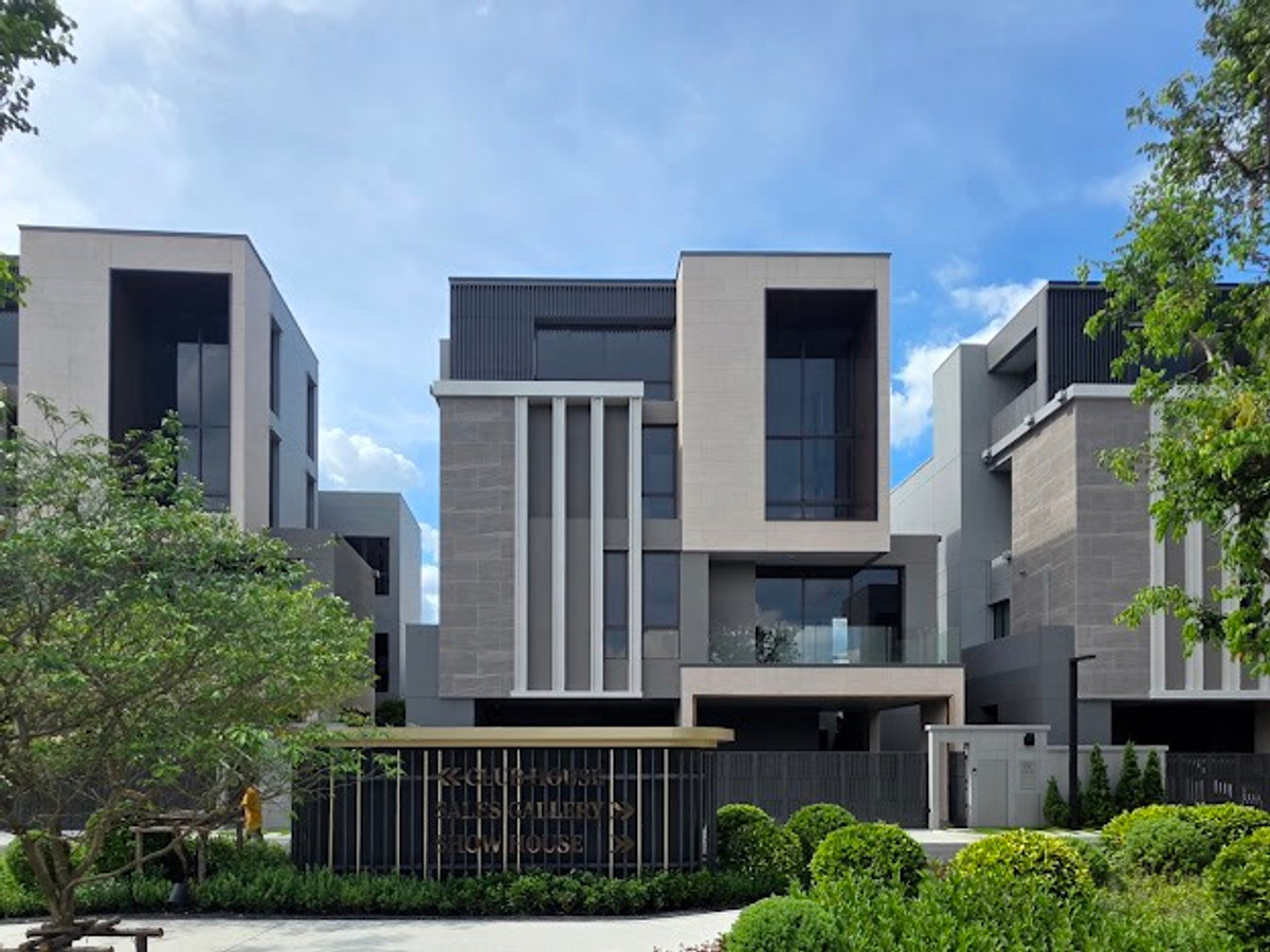 For SaleHouseKaset Nawamin,Ladplakao : 🏠BEON Kaset-Nawamin🌈3-story detached house, size 635 sq m, 87 sq m, 5 bedrooms, 6 bathrooms, 4 parking spaces, starting at 44.3 MB. Contact to make an appointment to view Tel.0922635410 (Earth)