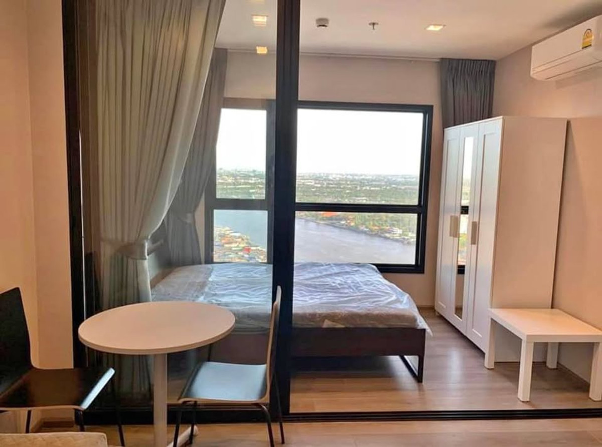 For RentCondoRattanathibet, Sanambinna : 🔥 For rent The Politan Rive (The Politan Rive)🔥 📍 near MRT Phra Nang Klao 🚆 convenient travel