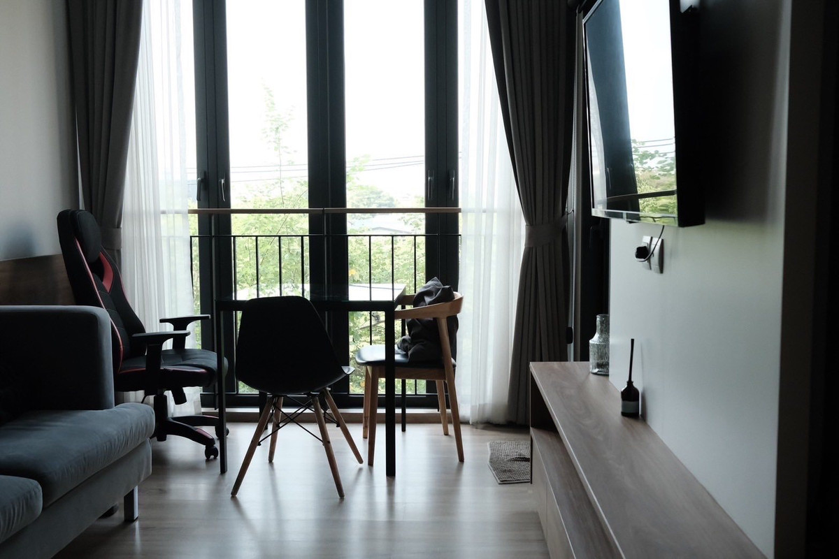 For RentCondoOnnut, Udomsuk : Kawa Haus Condo, convenient travel, close to BTS, there is a shuttle, beautiful room, fully furnished, ready to move in!!