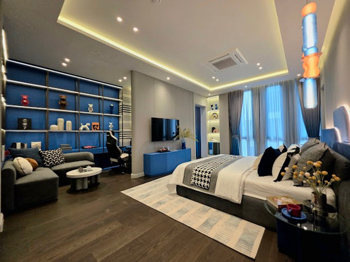 For SaleHouseKaset Nawamin,Ladplakao : 🏠BEON Kaset-Nawamin🌈3-story detached house, size 635 sq m, 87 sq m, 5 bedrooms, 6 bathrooms, 4 parking spaces, starting at 44.3 MB. Contact to make an appointment to view Tel.0922635410 (Earth)