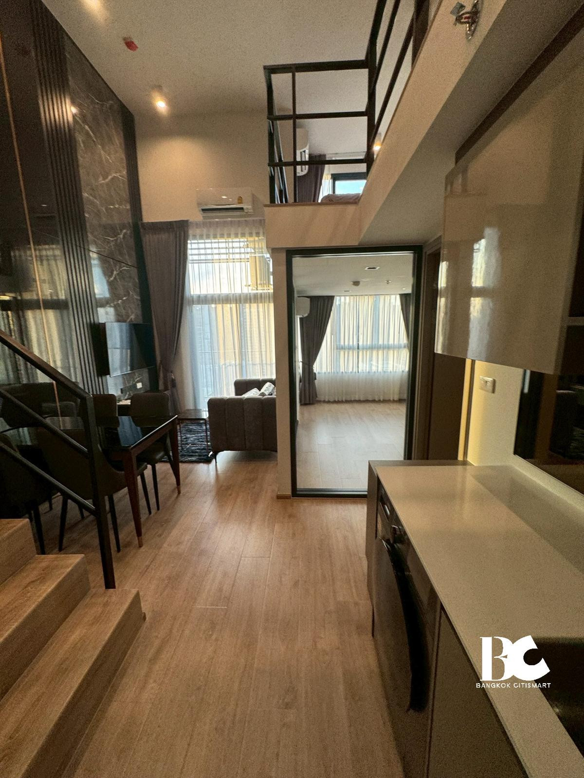 ให้เช่าคอนโดพระราม 9 เพชรบุรีตัดใหม่ RCA : ให้เช่า | Ideo Rama 9 – Asoke ขนาด 52 ตร.ม. | 2 ห้องนอน 1 ห้องน้ำ | ชั้น 30 | ห้อง Duplex 💰 ค่าเช่า: 39,000 บาท/เดือน 📌 รหัสยูนิต: C1411240017