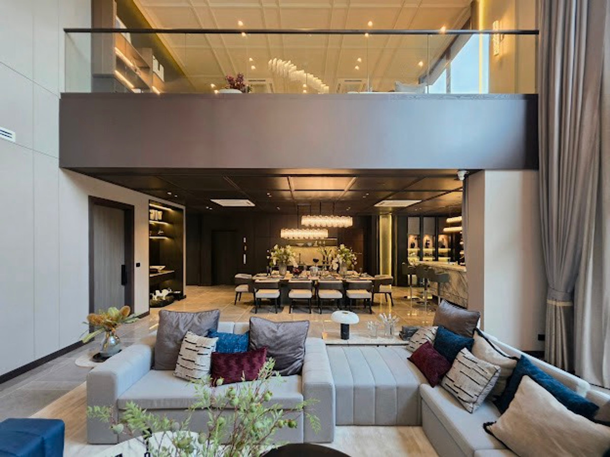 For SaleHouseKaset Nawamin,Ladplakao : 🏠BEON Kaset-Nawamin🌈3-story detached house, size 635 sq m, 87 sq m, 5 bedrooms, 6 bathrooms, 4 parking spaces, starting at 44.3 MB. Contact to make an appointment to view Tel.0922635410 (Earth)