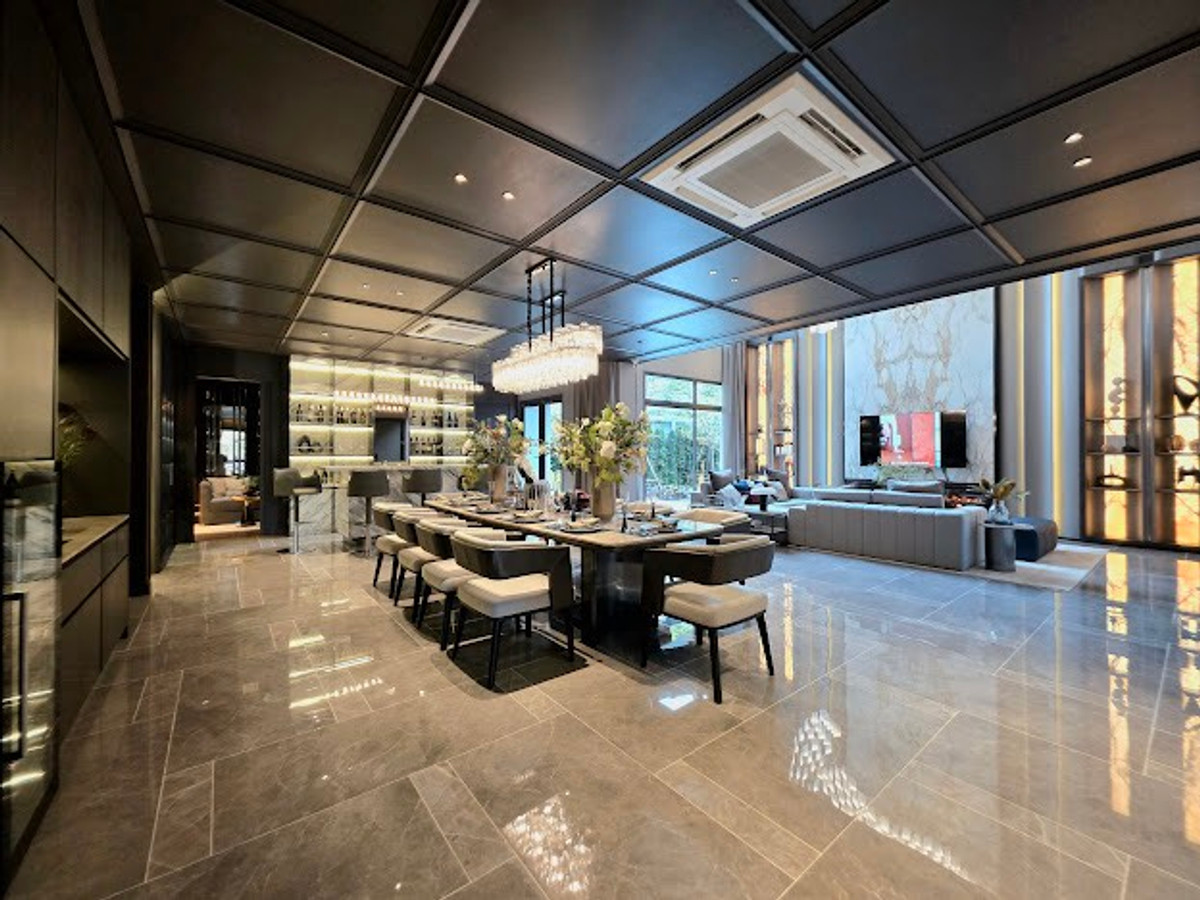 For SaleHouseKaset Nawamin,Ladplakao : 🏠BEON Kaset-Nawamin🌈3-story detached house, size 635 sq m, 87 sq m, 5 bedrooms, 6 bathrooms, 4 parking spaces, starting at 44.3 MB. Contact to make an appointment to view Tel.0922635410 (Earth)