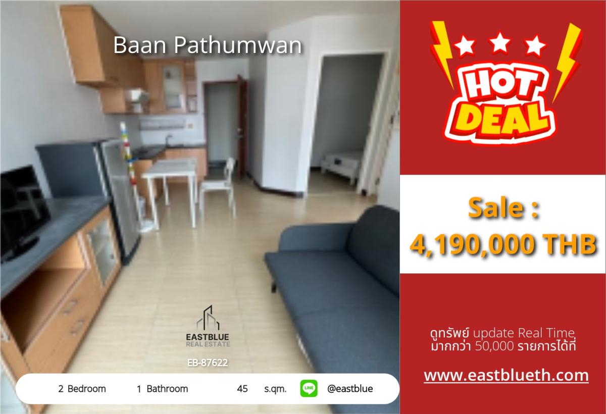 For SaleCondoRatchathewi,Phayathai : The actual price includes expenses for a condo in the heart of the city! 2 bedrooms near BTS Ratchathewi, only 3.99 million. 
Complete with swimming pool, fitness center and security system!