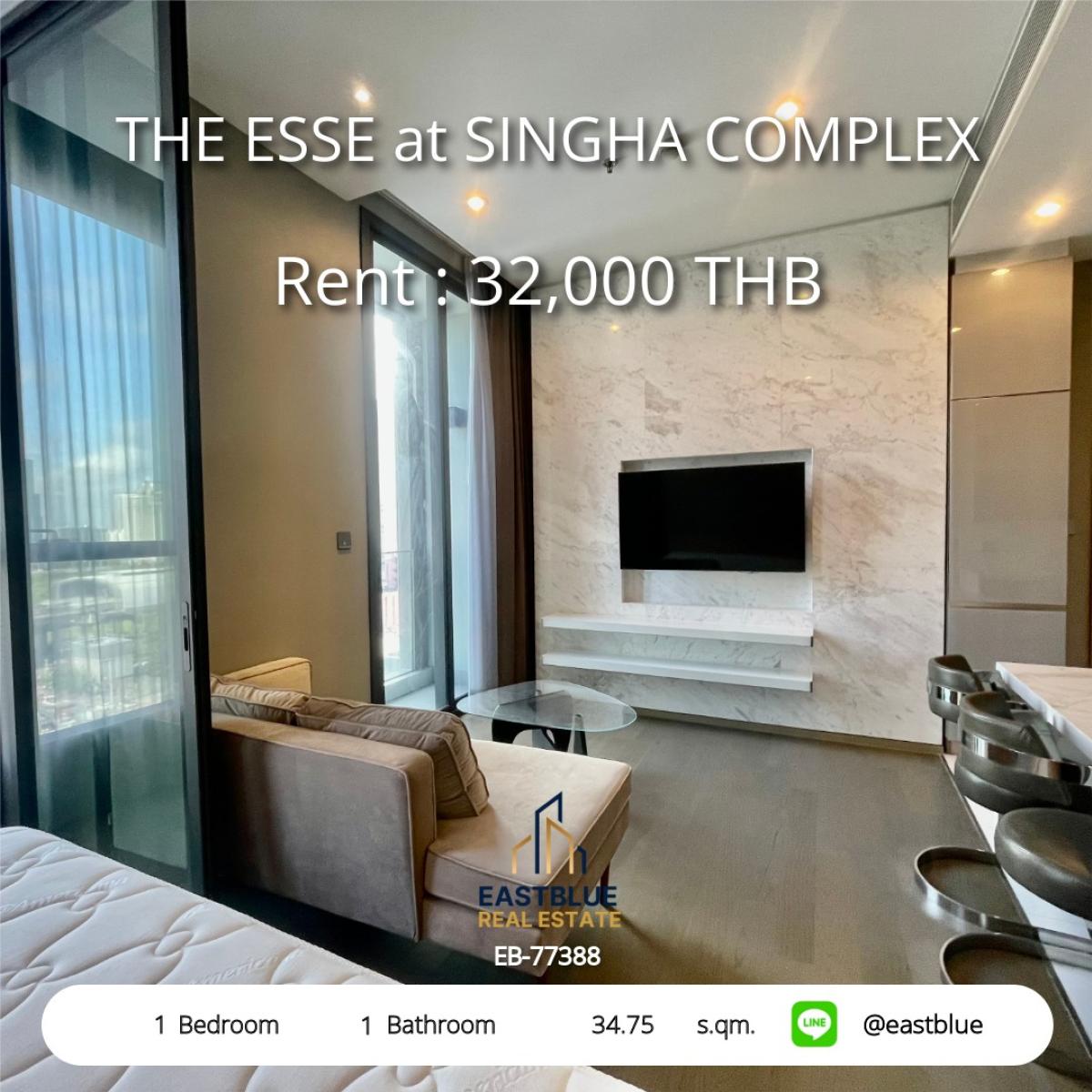 For RentCondoRama9, Petchburi, RCA : Luxury condo for rent THE ESSE at Singha Complex 
Good view, close to BTS/MRT with complete amenities!