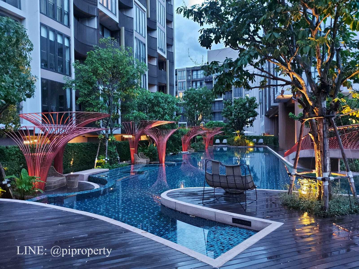 For RentCondoOnnut, Udomsuk : River view 2 Bedrooms unit for rent in Kawa Haus. T77 community with a British international school Prep and Sansiri farm. On Nut living area. 