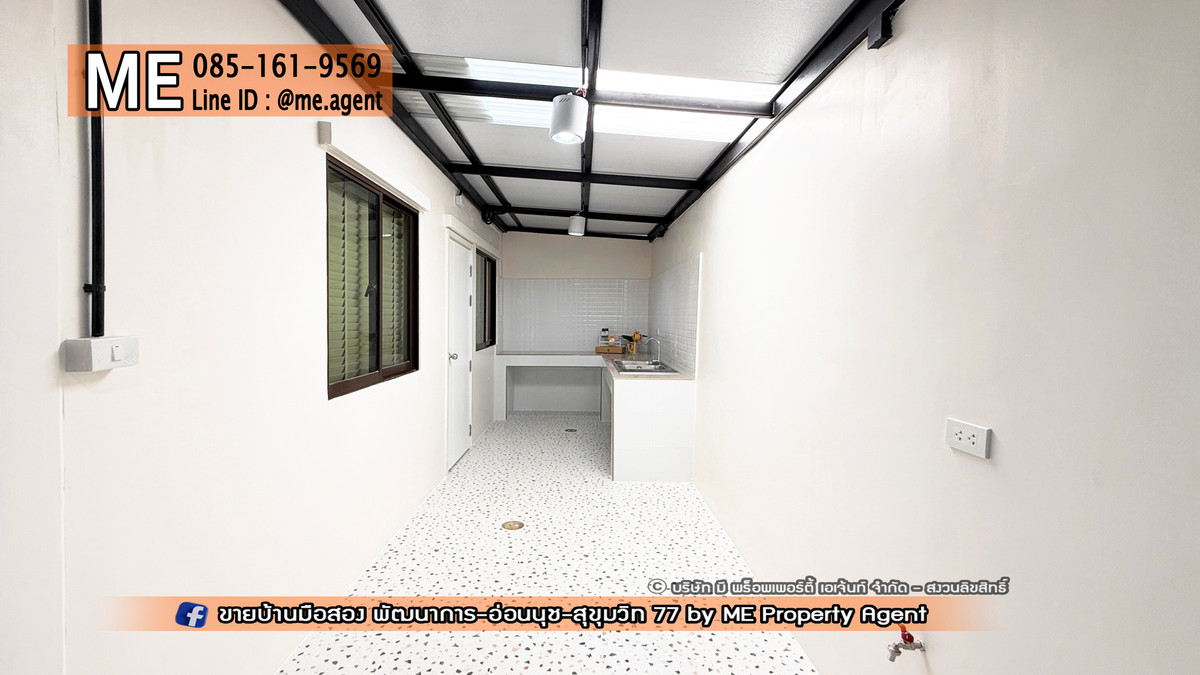 For SaleTownhomePattanakan, Srinakarin : Townhouse for sale, corner house, 2 floors, Pruksa Ville 73, Phatthanakan 38, newly renovated, wide front of the house. Near Ekkamai-Thonglor-Sukhumvit, call 064-954-9619 (TA67-26)