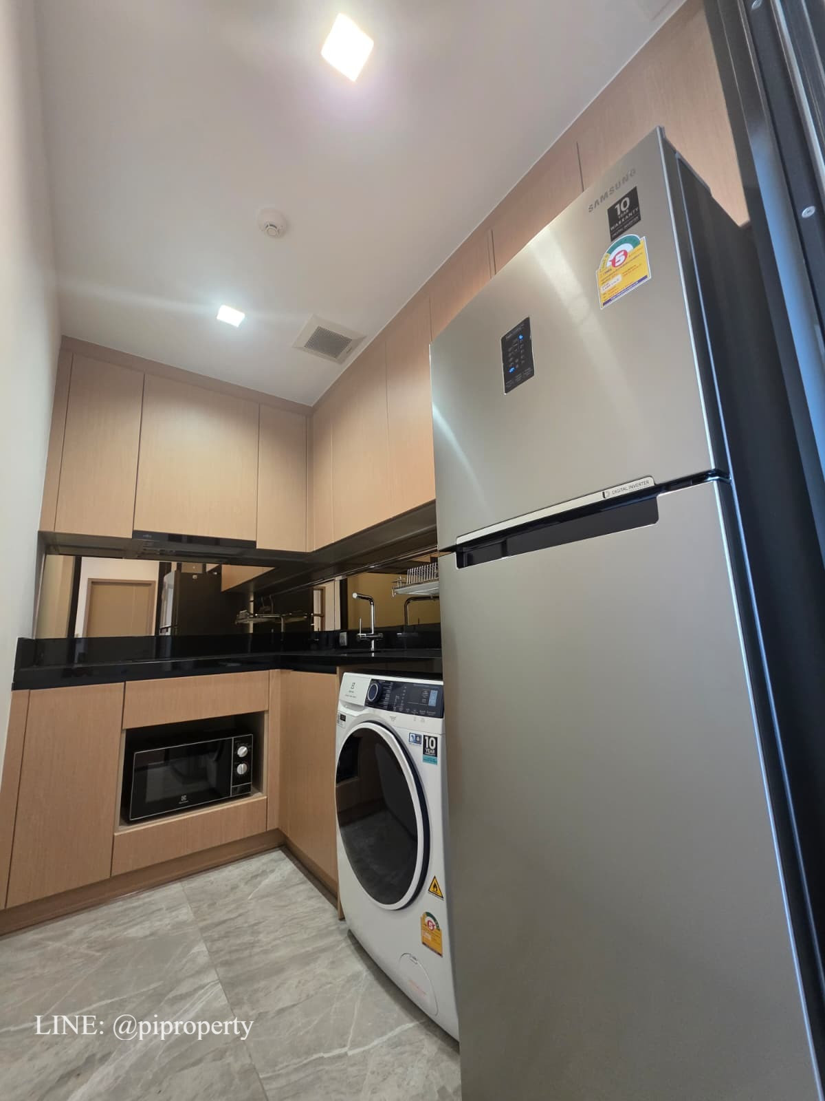 For RentCondoOnnut, Udomsuk : River view 2 Bedrooms unit for rent in Kawa Haus. T77 community with a British international school Prep and Sansiri farm. On Nut living area. 