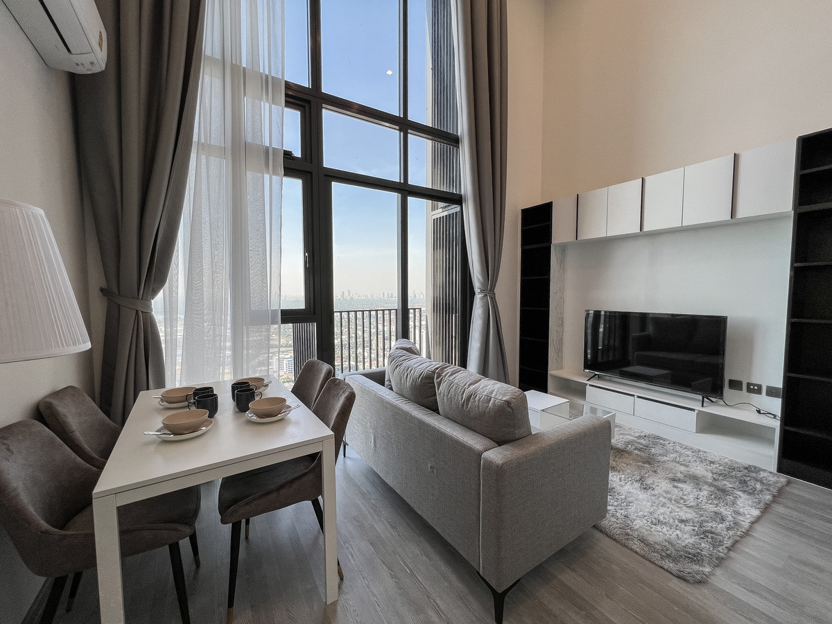 ให้เช่าคอนโดอ่อนนุช อุดมสุข : The Line Sukhumvit 101 Duplex 2 ห้องนอน 2 ห้องน้ำ🌻คอนโดให้เช่า ใกล้ BTS ปุณณวิถี