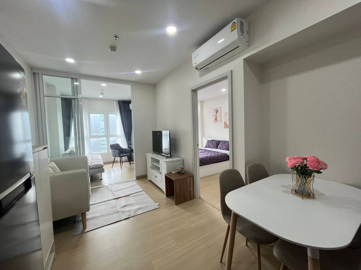 For RentCondoRamkhamhaeng, Hua Mak : Condo for rent, Supalai Veranda Ramkhamhaeng, fully furnished condo, ready to move in, next to the MRT Orange Line, Rajamangala Station (SAT)!!