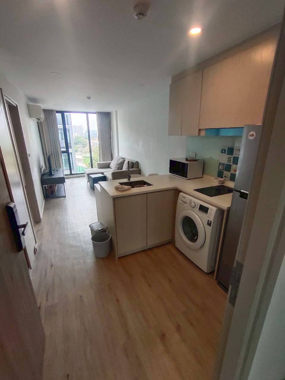 For RentCondoOnnut, Udomsuk : Condo for rent Serio Sukhumvit50, fully furnished condo, ready to move in, near BTS On Nut!!