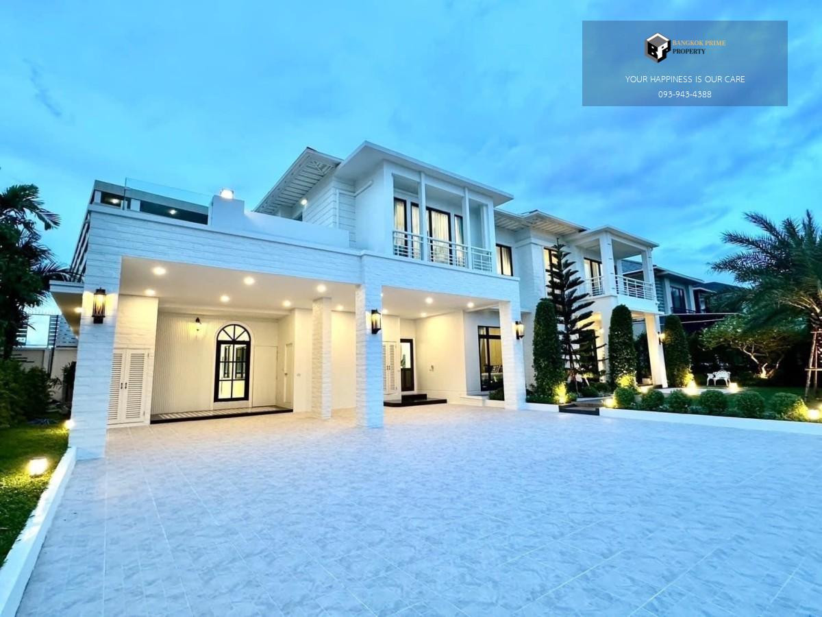For SaleHouseLadkrabang, Suwannaphum Airport : Perfect Masterpiece Sukhumvit 77 | House with a large luxury swimming pool, new furniture and appliances. #2025111412889