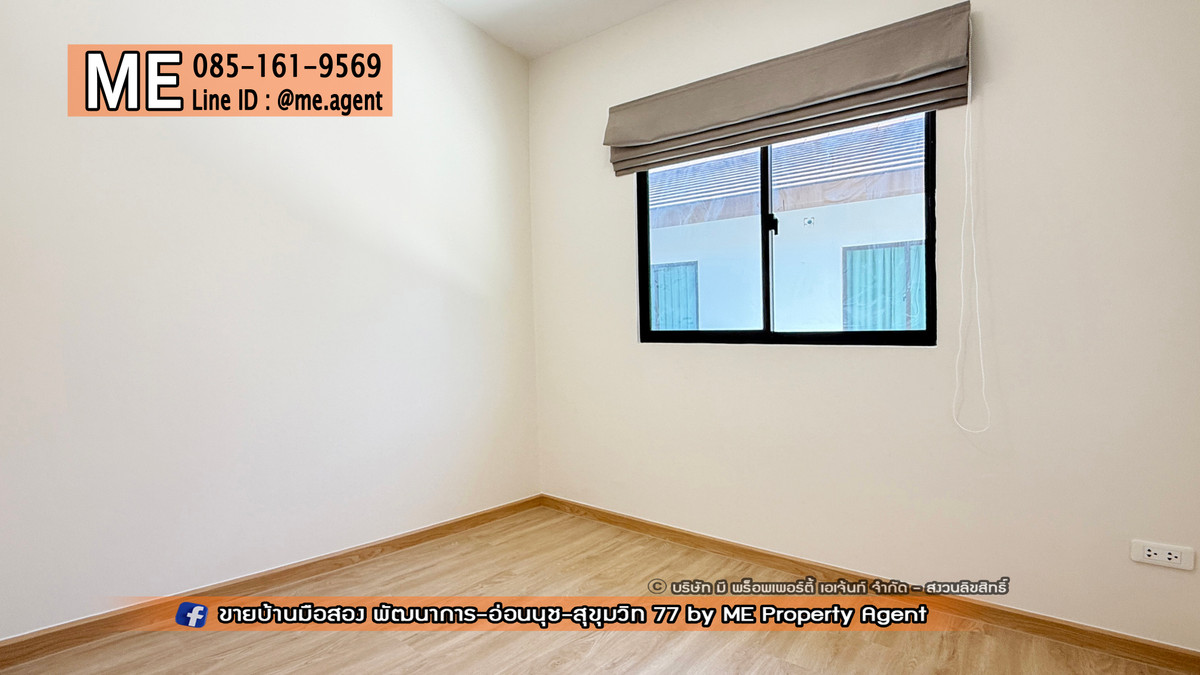 For SaleTownhomePattanakan, Srinakarin : Townhouse for sale, corner house, 2 floors, Pruksa Ville 73, Phatthanakan 38, newly renovated, wide front of the house. Near Ekkamai-Thonglor-Sukhumvit, call 064-954-9619 (TA67-26)