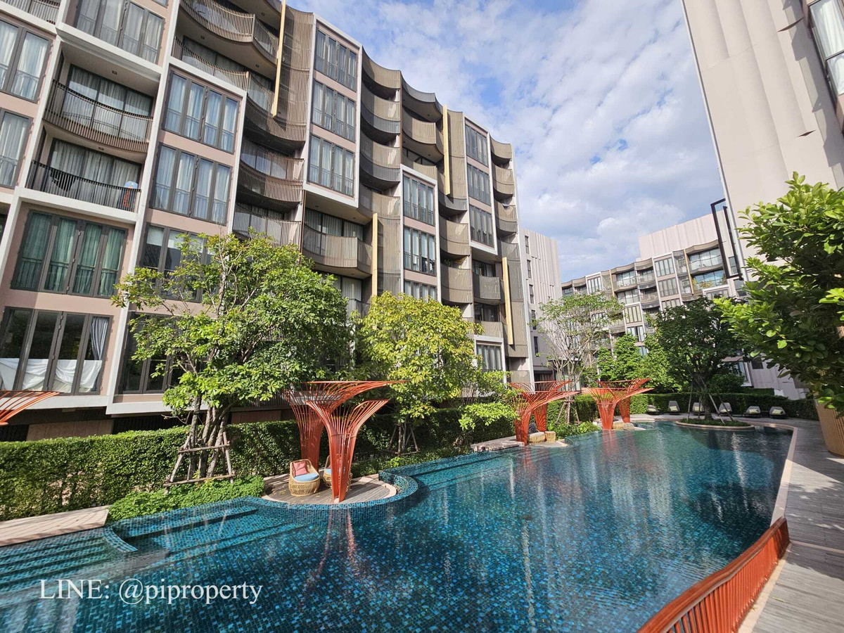 For RentCondoOnnut, Udomsuk : River view 2 Bedrooms unit for rent in Kawa Haus. T77 community with a British international school Prep and Sansiri farm. On Nut living area. 
