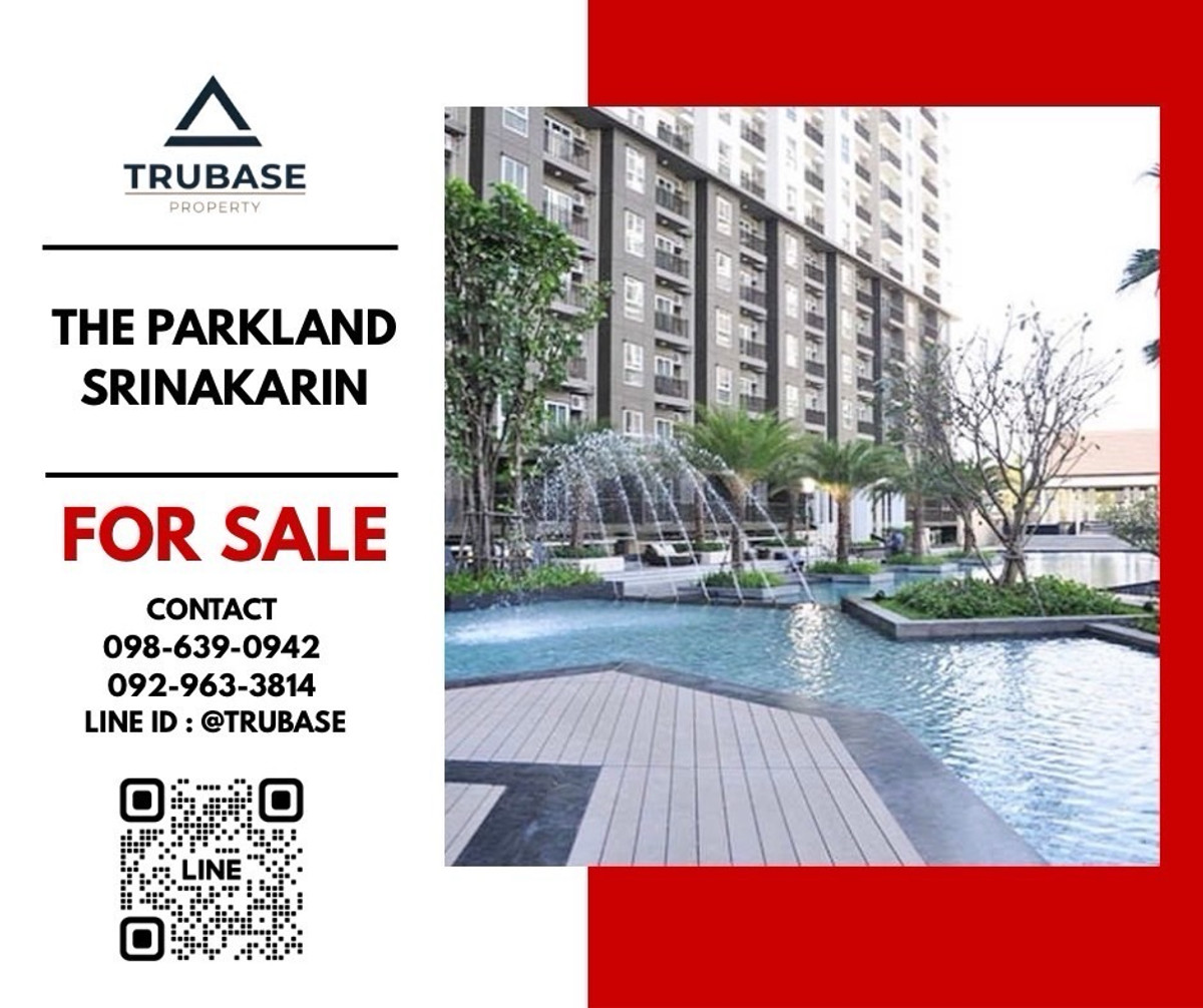 For SaleCondoPattanakan, Srinakarin : 📍For sale The parkland srinakarin near Sri Lasalle station 📍