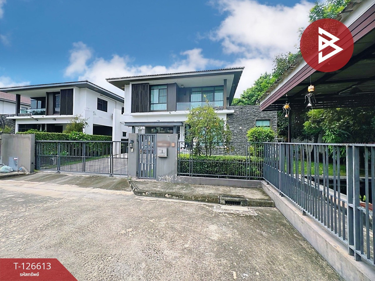 For SaleHouseBangna, Bearing, Lasalle : Single house for sale Manthana Village Srinakarin-Bangna (Mantana Srinakarin-Bangna) Samut Prakan