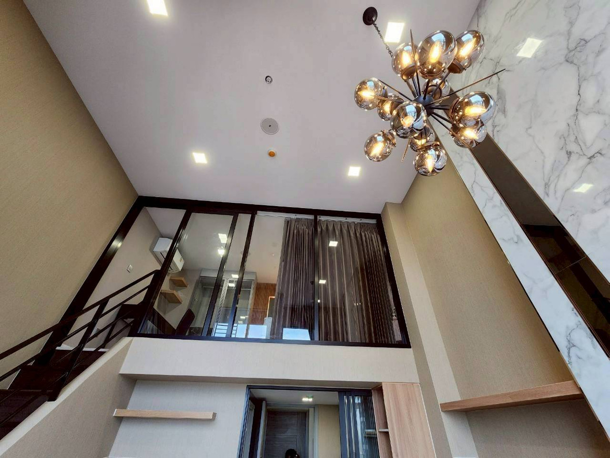 For RentCondoPathum Thani,Rangsit, Thammasat : 🏡 For rent Modiz Launch💖 Duplex room 2 floors ✨ 31st floor