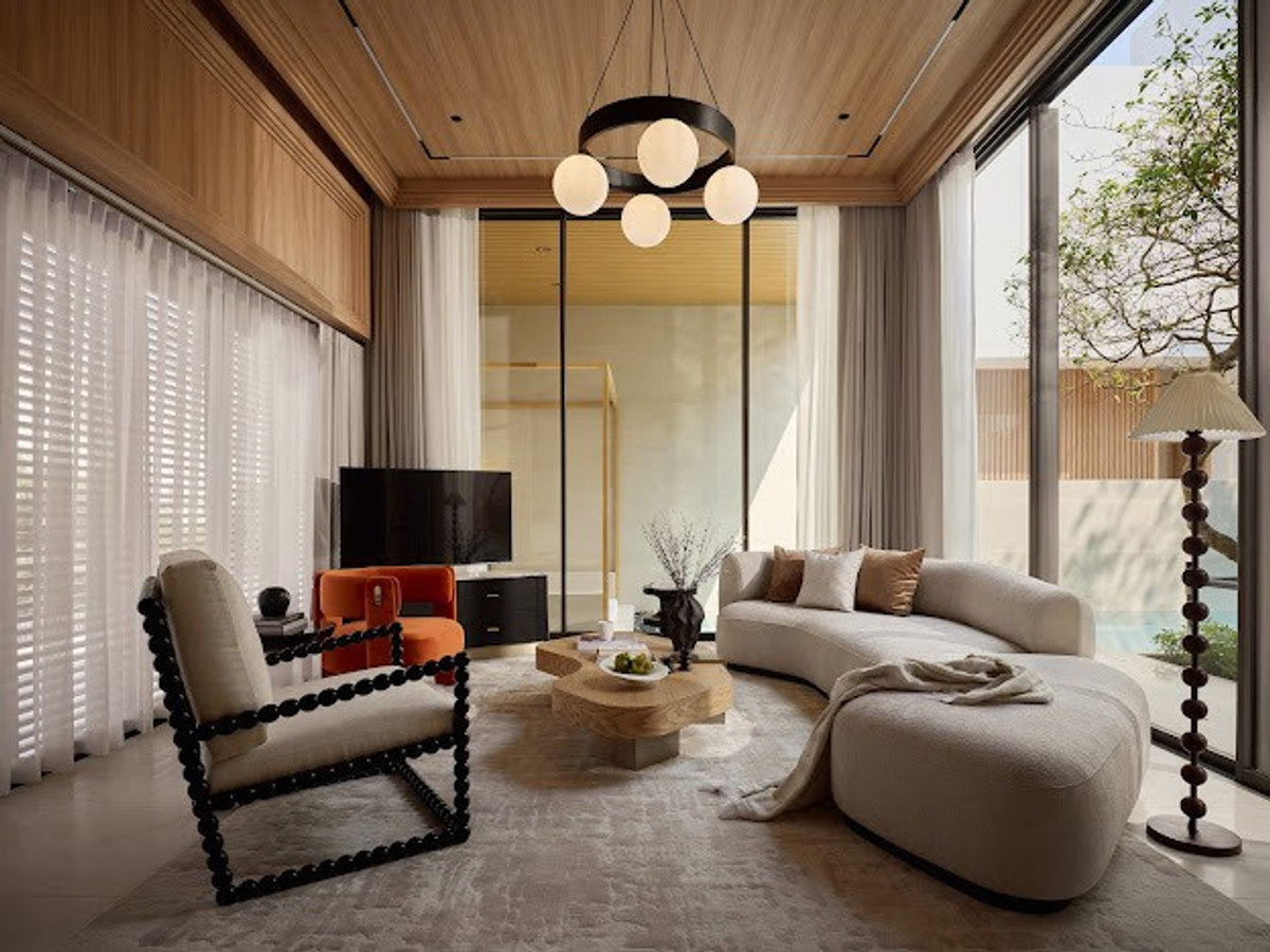 For SaleHouseYothinpattana,CDC : 🏠✨ELIVA Private Residences | 3-story detached house with private swimming pool. Usable area 810 sq m., land 100 sq m., 4 bedrooms, 6 bathrooms, 4 parking spaces, only 69 MB!! Contact to arrange viewing.