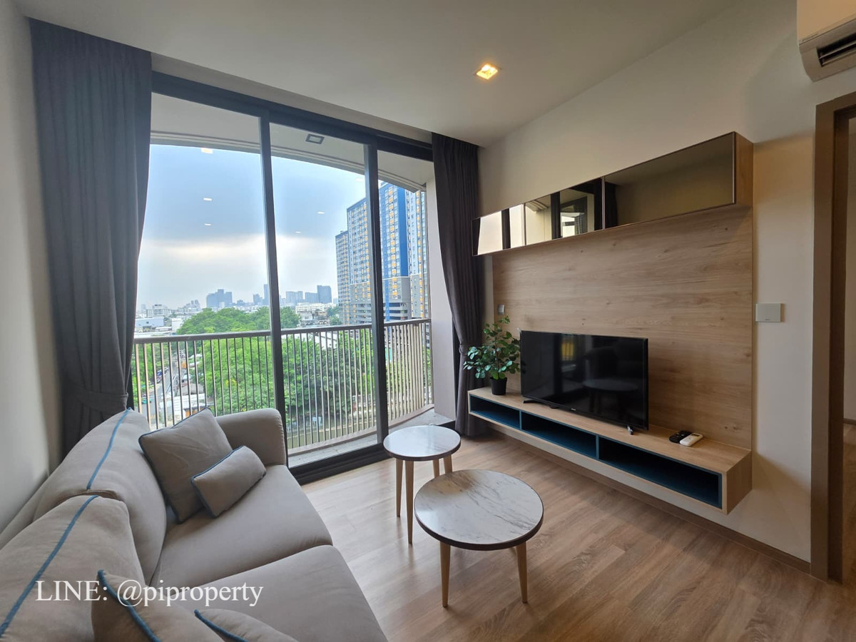 For RentCondoOnnut, Udomsuk : River view 2 Bedrooms unit for rent in Kawa Haus. T77 community with a British international school Prep and Sansiri farm. On Nut living area. 
