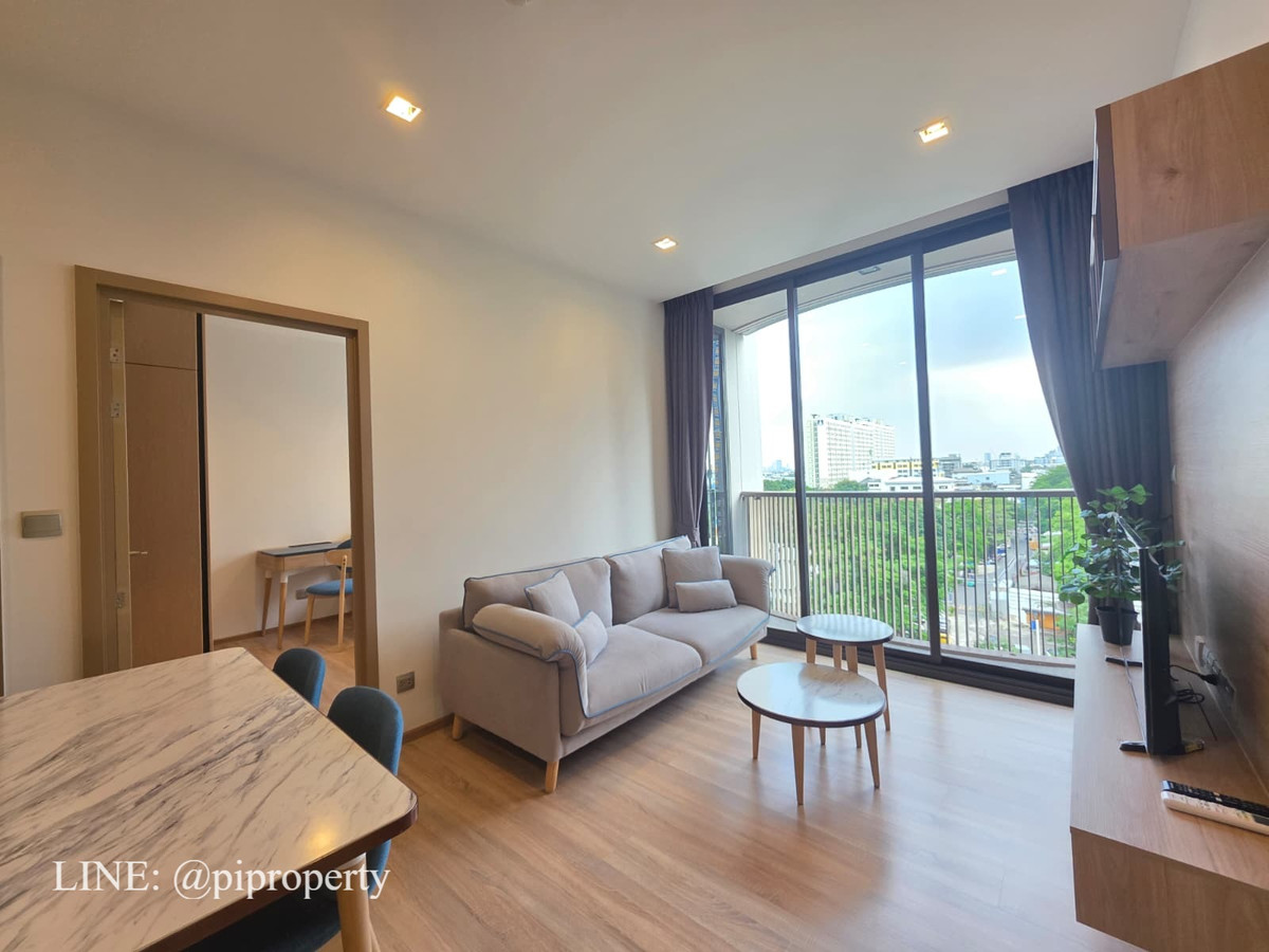 For RentCondoOnnut, Udomsuk : River view 2 Bedrooms unit for rent in Kawa Haus. T77 community with a British international school Prep and Sansiri farm. On Nut living area. 