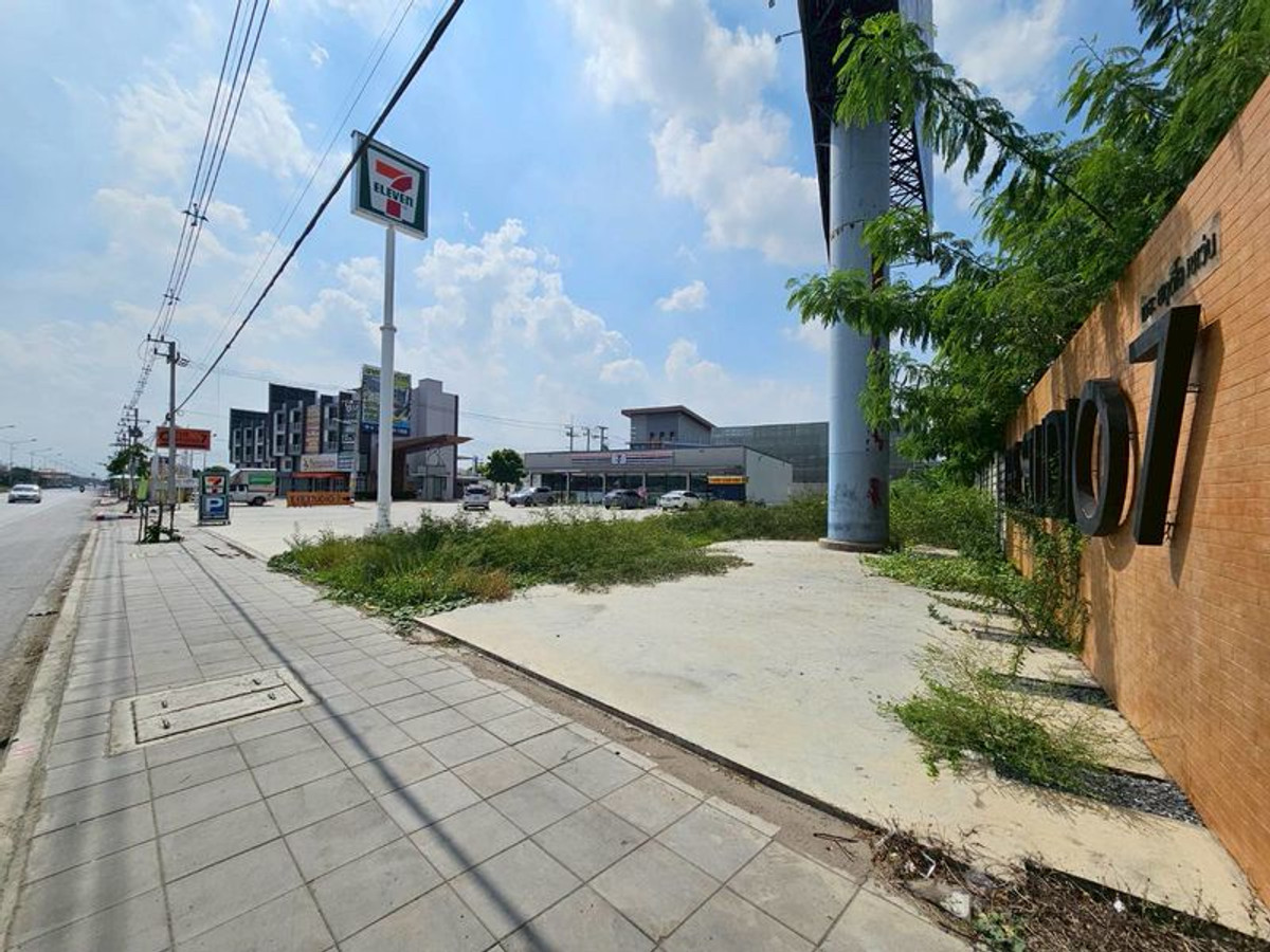 ให้เช่าที่ดินปทุมธานี รังสิต ธรรมศาสตร์ :  แบ่งให้เช่าที่ดิน 150 ตร.ว. ติดถนนใหญ่ 4 เลน คลอง 7 ติด 7-11 และ Studio7 ใกล้ตลาดชัชวาล ต.บึงคำพร้อย อ.ลำลูกกา จ.ปทุมธานี