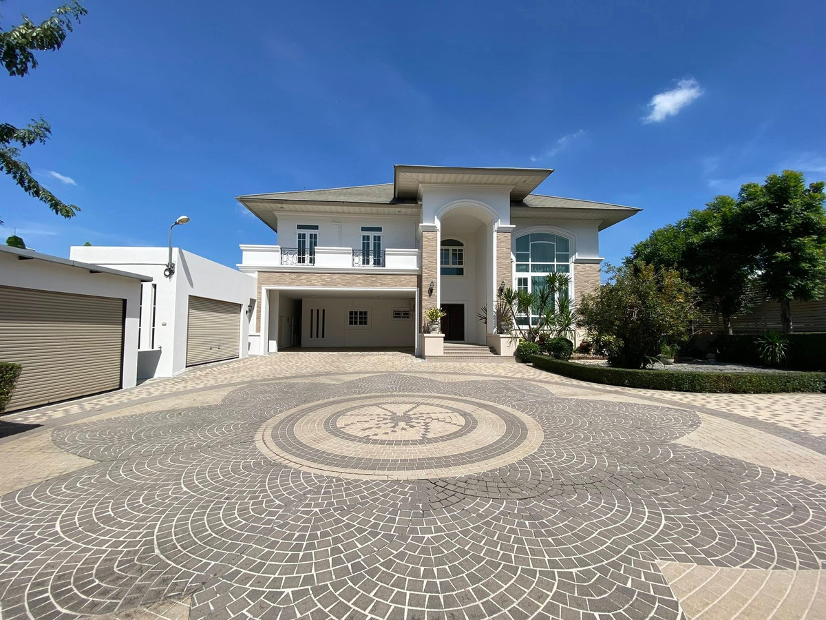 For SaleHouseChaengwatana, Muangthong : HR2996 Single house for sale, area 1 rai with private swimming pool. Heir Mansion Village Near Muang Thong Thani