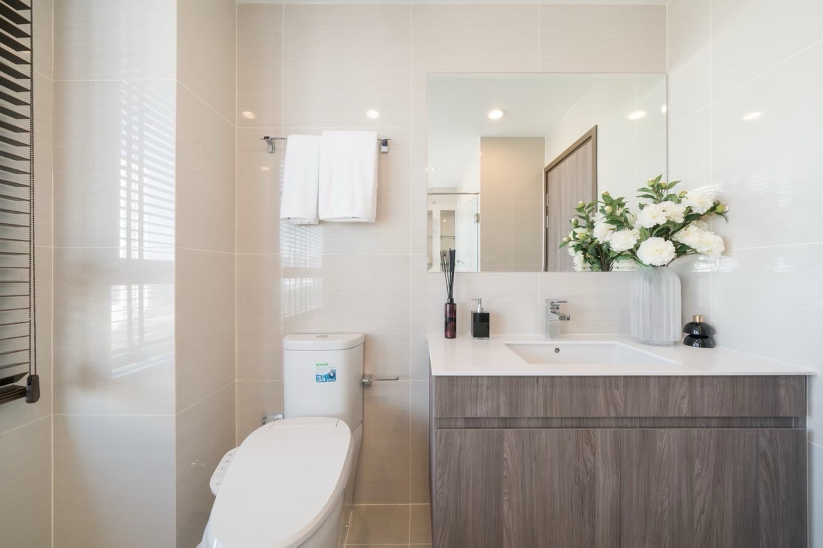 For RentCondoOnnut, Udomsuk : 🔥For urgent rent🔥Ideo Mobi Sukhumvit 66, 2 bedrooms, 2 bathrooms, fully furnished, beautiful room, ready to move in, near BTS Udomsuk❗