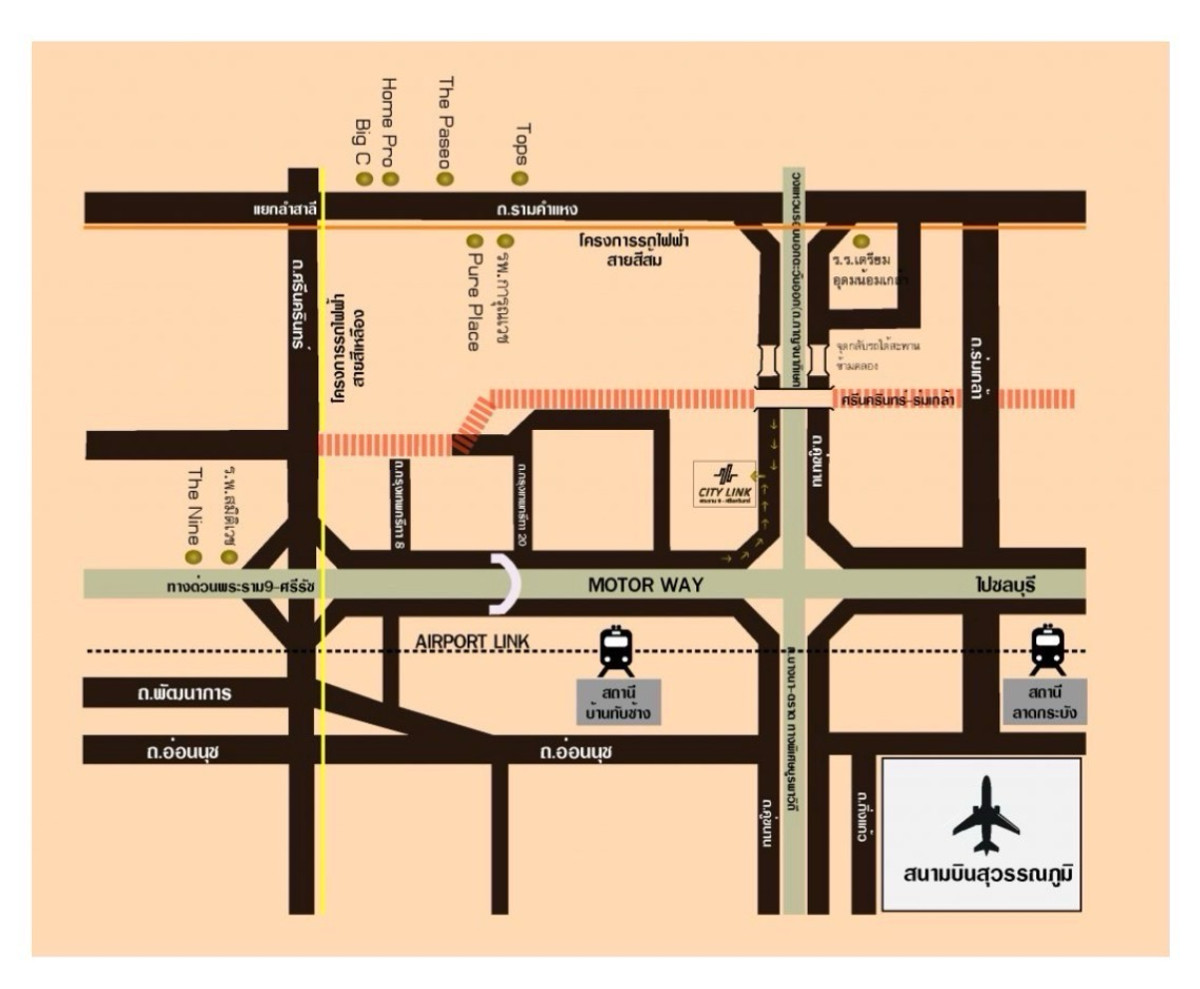 For SaleTownhomePattanakan, Srinakarin : 🔥[ For sale ] - [ City Link Rama 9-Srinakarin Project ] [ Home office 3 floors + mezzanine 2 units, corner room, wide front ] Suitable for an office, 15.99 million baht 👍