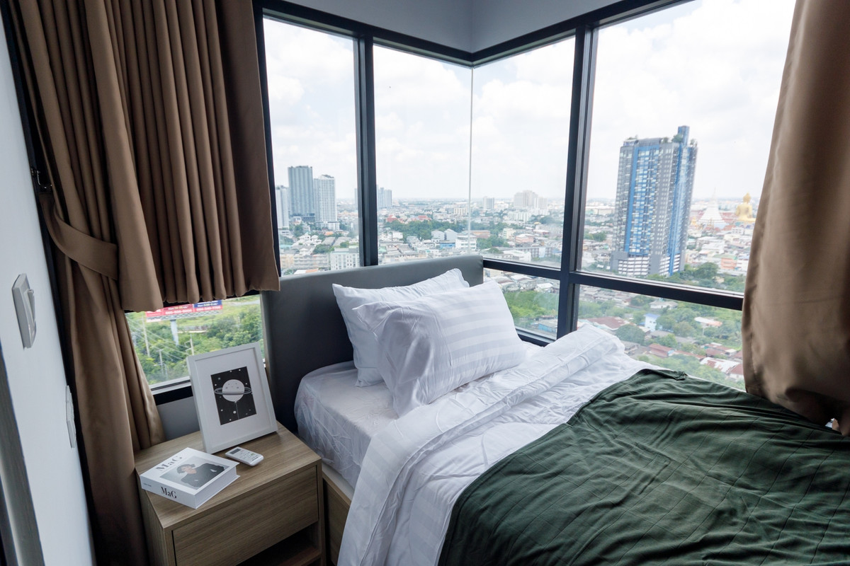 ให้เช่าคอนโดท่าพระ ตลาดพลู วุฒากาศ : ให้เเช่าคอนโด 2 ห้องนอน  ตกแต่งโดนเด่น เป็นสัดส่วน วิวเมืองโล่ง สิ่งอำนวยความสะดวกมากมาย 