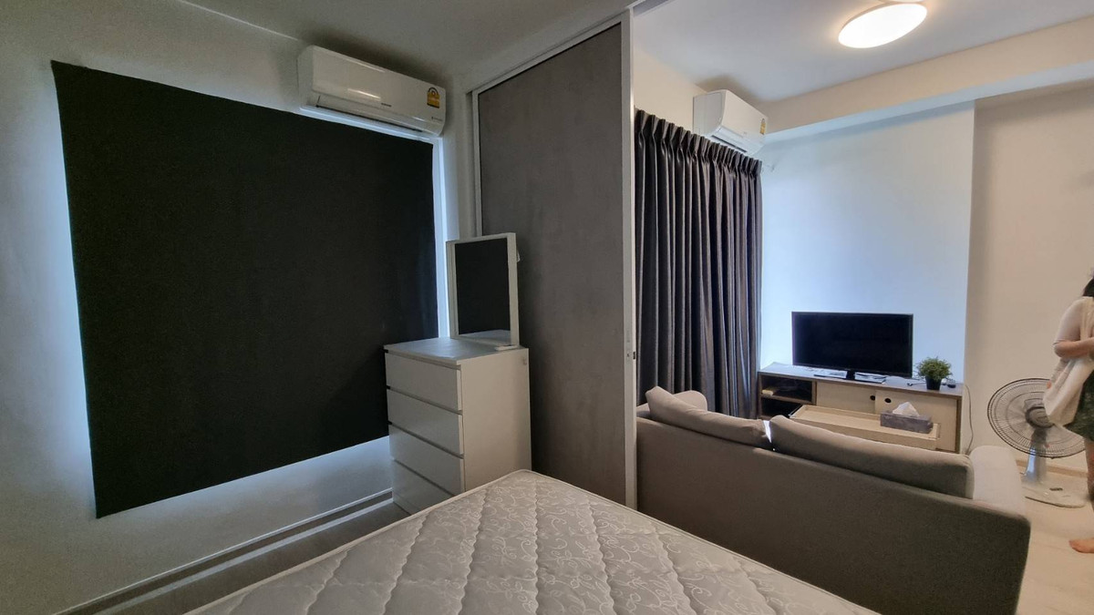 For RentCondoRatchadapisek, Huaikwang, Suttisan : Condo for rent: Chapter One Eco, fully furnished, ready to move in, close to Huai Khwang MRT! !