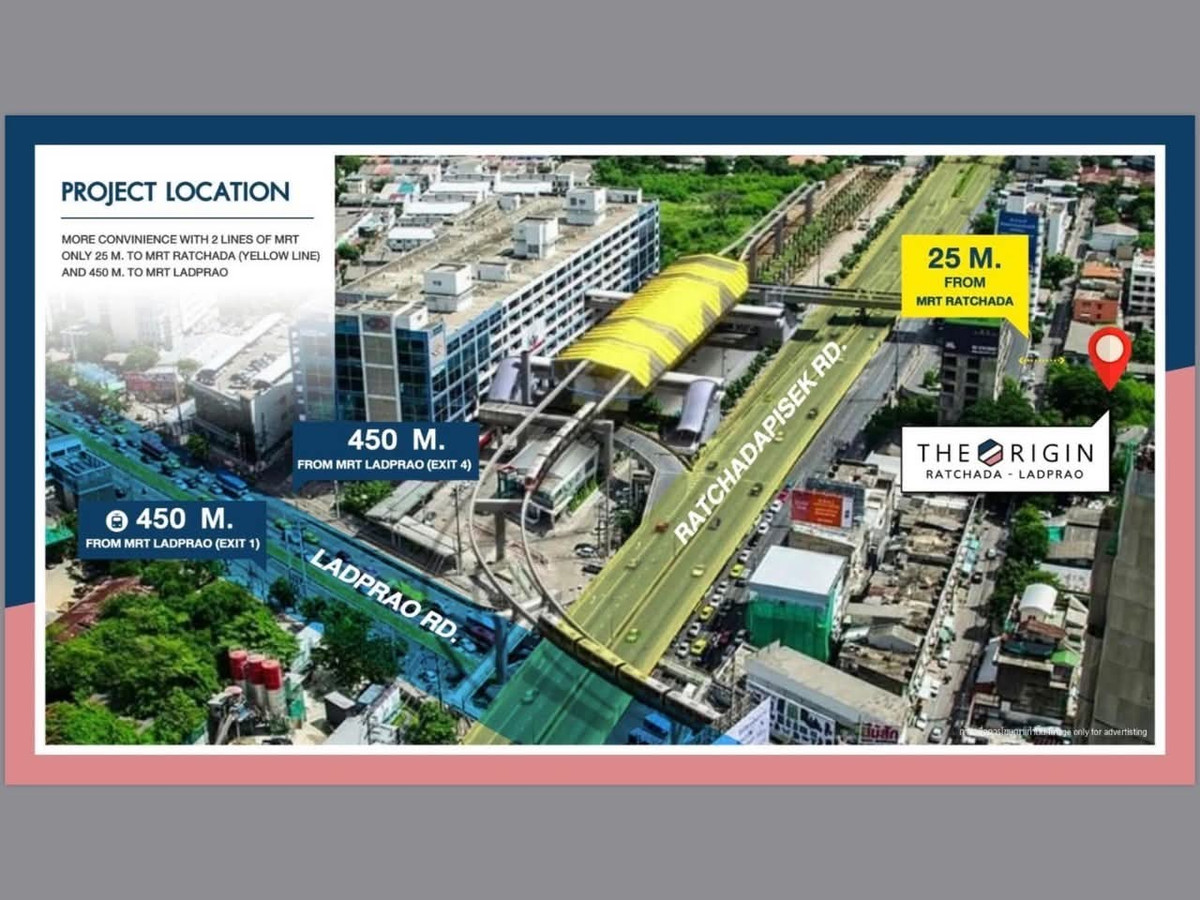 For RentCondoRatchadapisek, Huaikwang, Suttisan : For rent: THE ORIGIN RATCHADA LADPRAO 1 bedroom, new room.