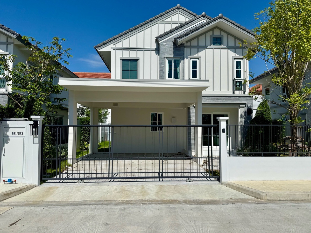 ให้เช่าบ้านบางนา แบริ่ง ลาซาล : ให้เช่า บ้านเดี่ยวหรู Villaggio 3 ศรีนครินทร์–บางนา