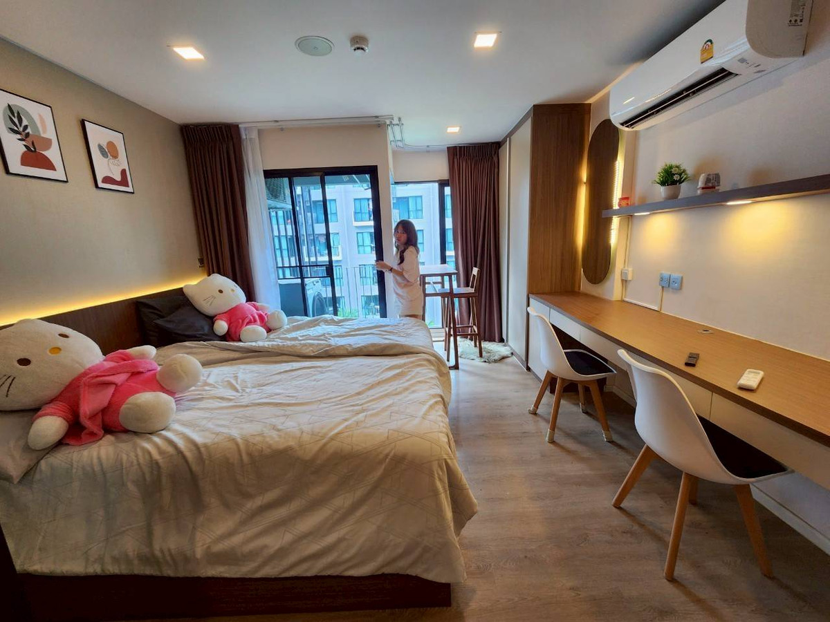 For RentCondoPathum Thani,Rangsit, Thammasat : 🏡 For rent Kave Town Shift💖 ✨ Building A, 6th floor, pool view