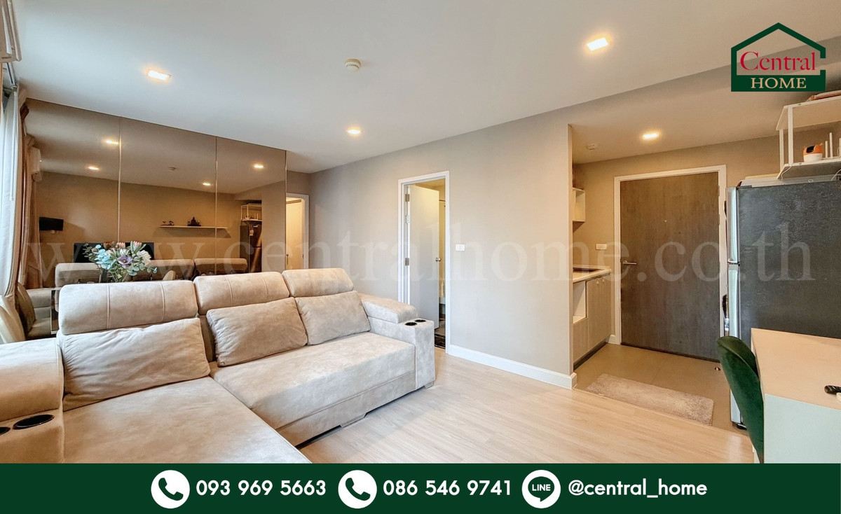 For SaleCondoNonthaburi, Bang Yai, Bangbuathong : Condo Metro Luxe Riverfront Rattanathibet, fully furnished, ready to move in.