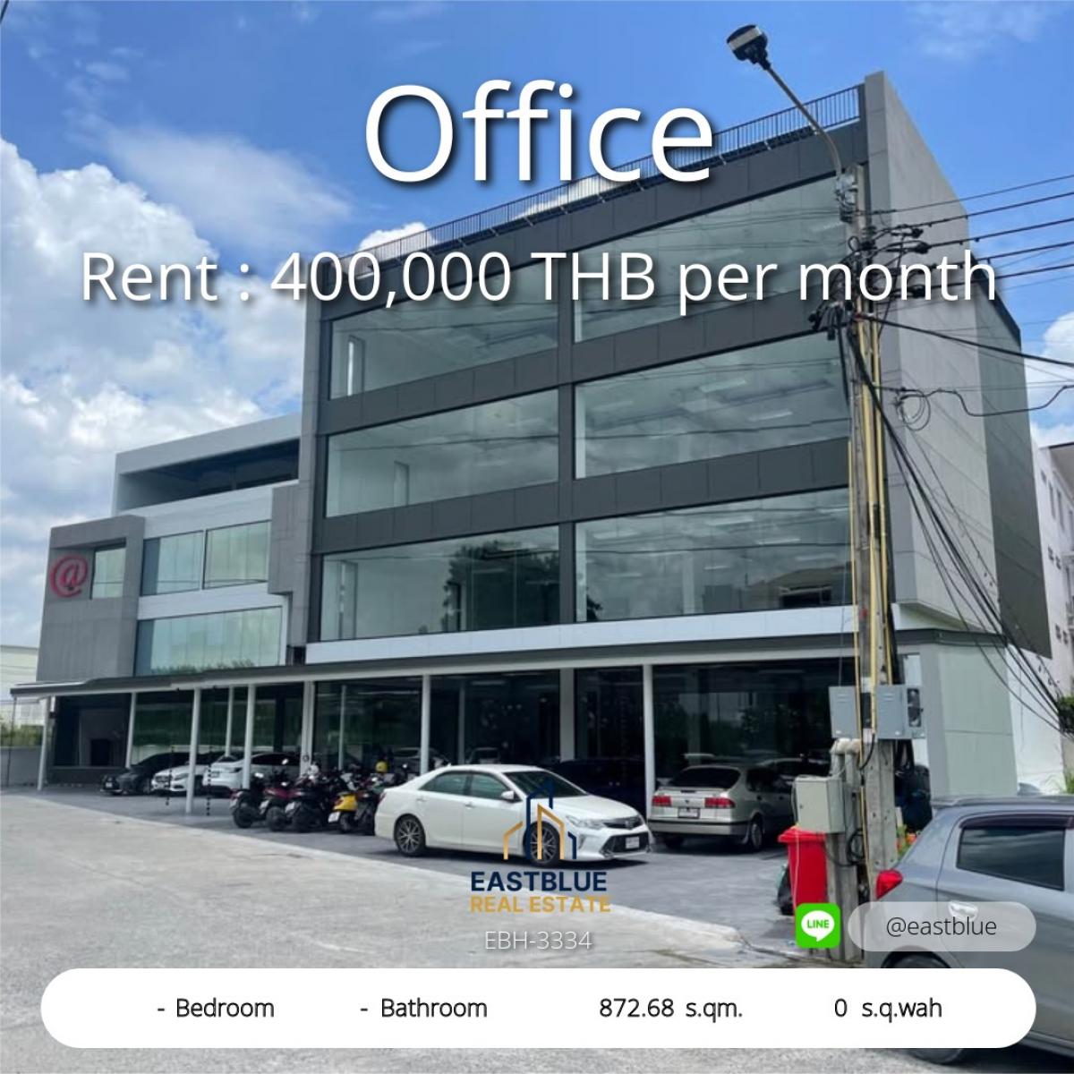 For RentOfficeOnnut, Udomsuk : Luxurious office in the heart of the city Ready to rent at an attractive price 
Luxury Office Space in Prime Location, Affordable Rent!
